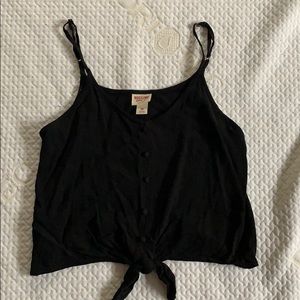 Target front tie crop tank